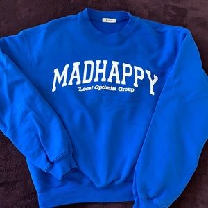 Madhappy Heritage Crewneck Size Small Blue